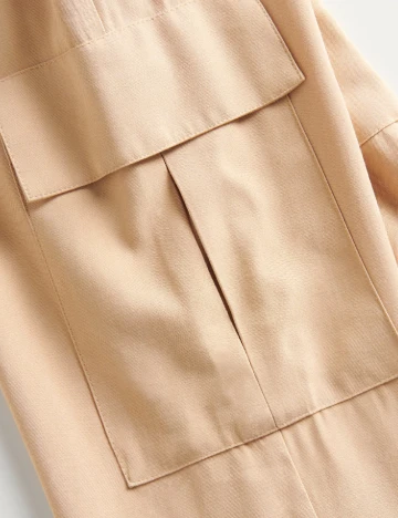 Pantaloni Reserved, crem, S