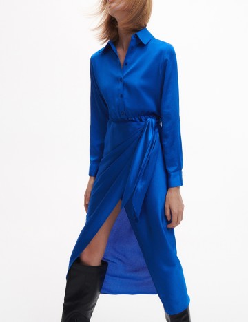 
						Rochie medie Reserved, albastru, S