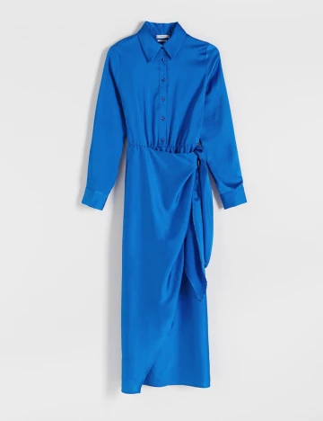 Rochie medie Reserved, albastru, S