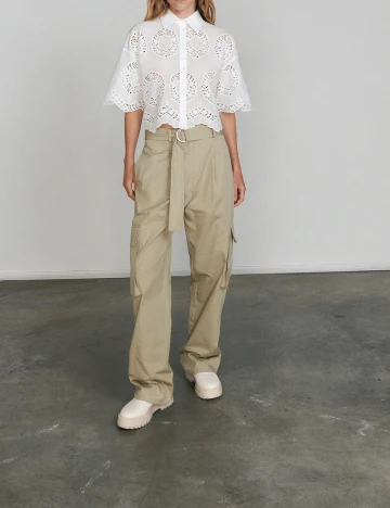 Pantaloni Reserved, bej, M