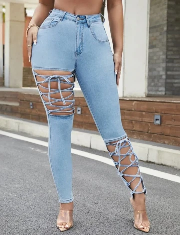 Blugi SHEIN, albastru, W29/L32