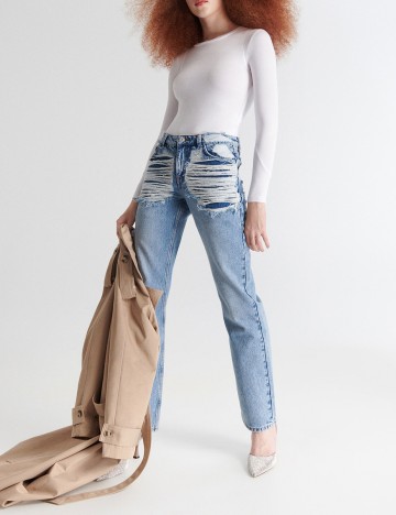 
						Blugi Reserved, albastru, 38