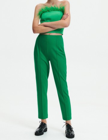 Pantaloni Reserved, verde, XL