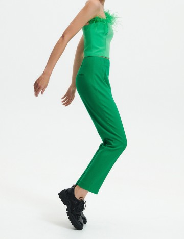 Pantaloni Reserved, verde, XL