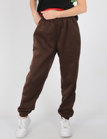 Pantaloni SHEIN, maro, M
