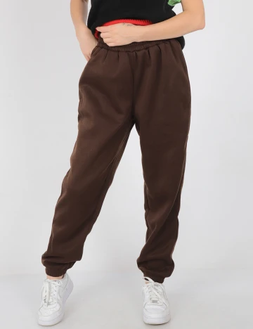 Pantaloni SHEIN, maro, M