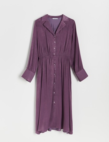 Rochie medie Reserved, mov, 40