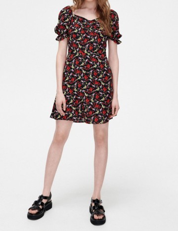 Rochie scurta CROPP, negru, M