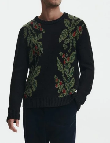 Pulover Reserved, negru, M