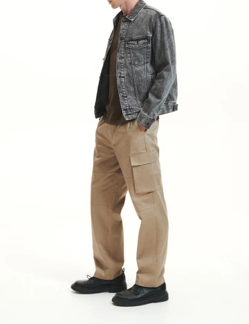 Pantaloni Reserved, bej, M