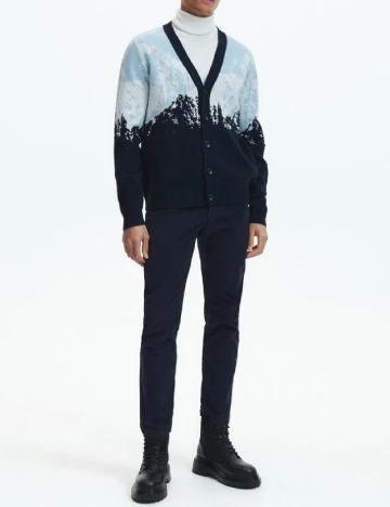 Cardigan Reserved, bleumarin