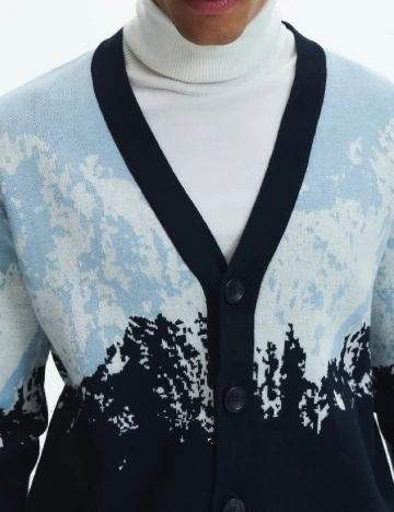 Cardigan Reserved, bleumarin