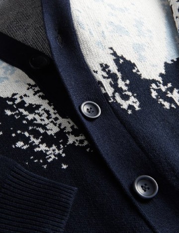 Cardigan Reserved, bleumarin