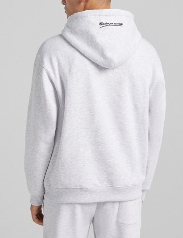 Hanorac Bershka, gri, M
