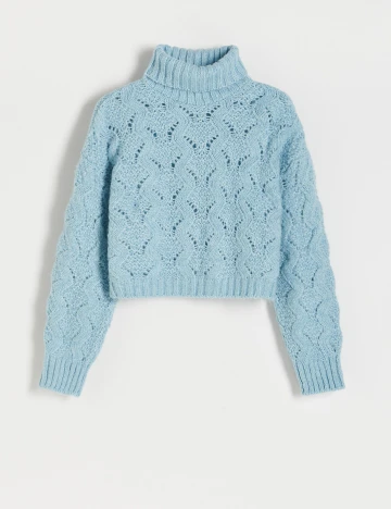 Pulover Reserved, bleu, L