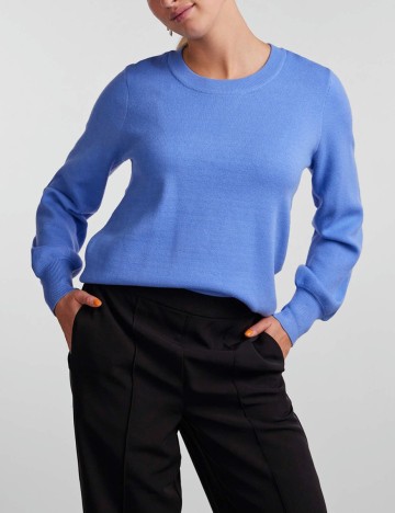 Bluza Pieces, albastru, XS