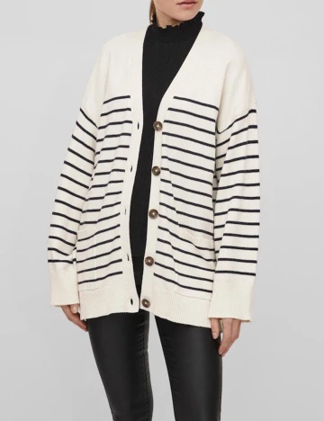 Cardigan Vila, crem, M Crem