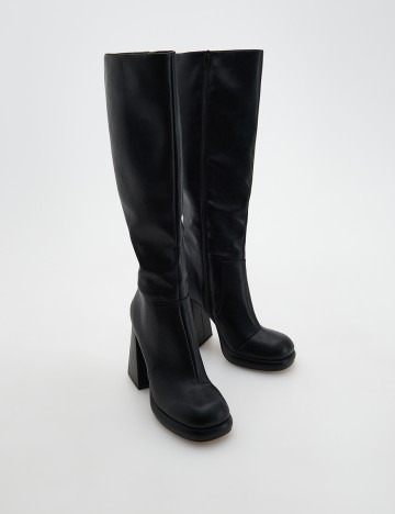 Cizme Reserved, negru, 38