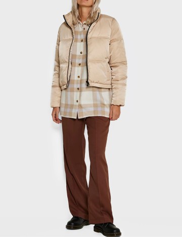 Geaca Noisy May, crem, S