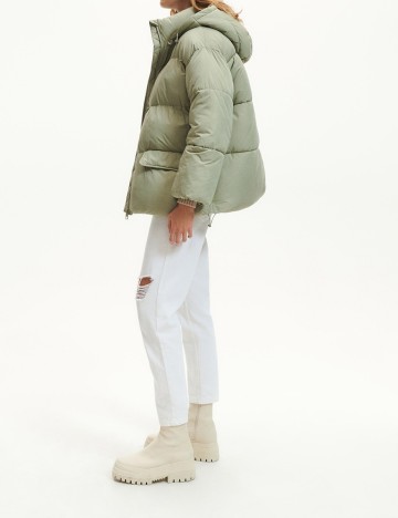 Geaca Reserved, verde, S