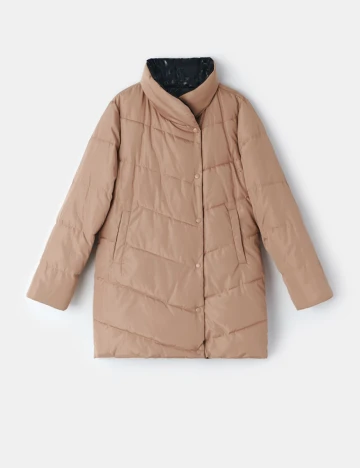 Geaca Reserved, crem/negru