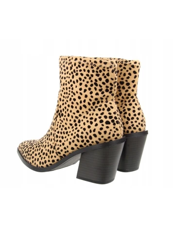 Botine Justfab, animal print, 38