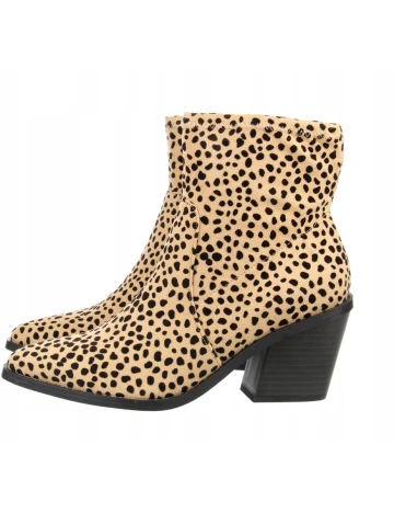 Botine Justfab, animal print, 38