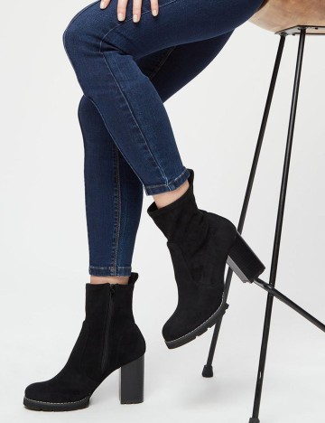 Botine Faith, negru, 39