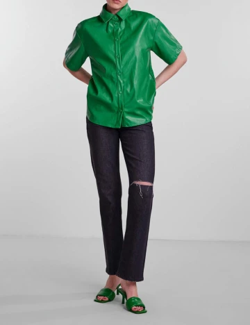 Camasa Pieces, verde, L