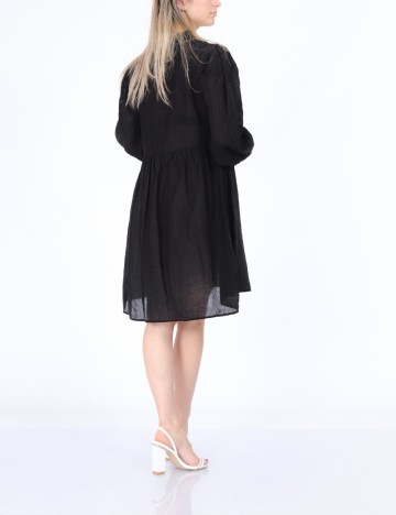 Rochie scurta Pieces, negru, S