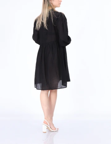 Rochie scurta Pieces, negru, S