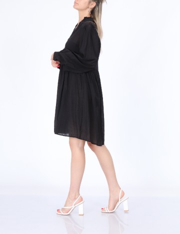 Rochie scurta Pieces, negru, S