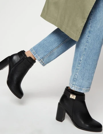 Botine Dorothy Perkins, negru, 37