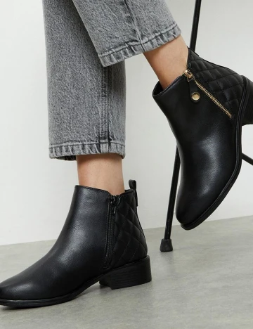 Botine Dorothy Perkins, negru, 38