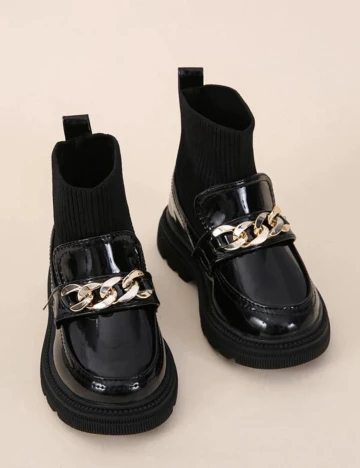 Ghete Shein Kids, negru, 36