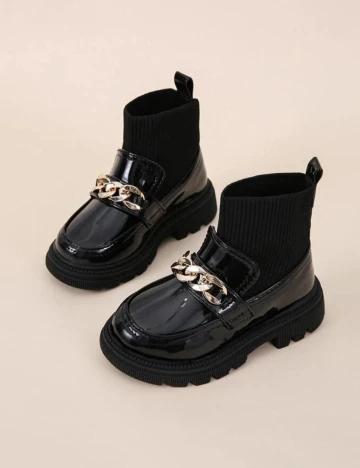 Ghete Shein Kids, negru, 36