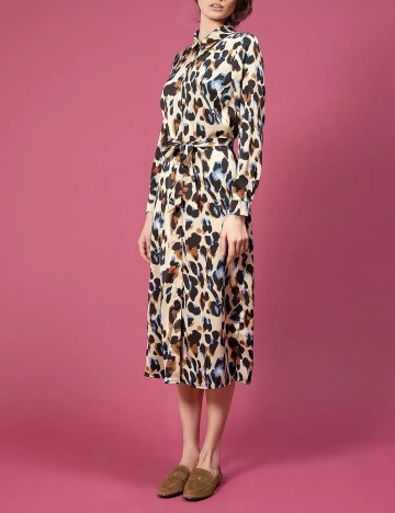 Rochie Medie Vila, crem, 36