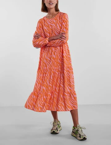 Rochie Medie Pieces, portocaliu, M