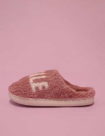 Papuci de casa SHEIN, roz, 38-39