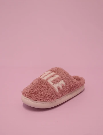 Papuci de casa SHEIN, roz, 38-39