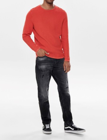 Bluza Only, portocaliu, S