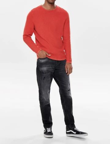 Bluza Only, portocaliu, S