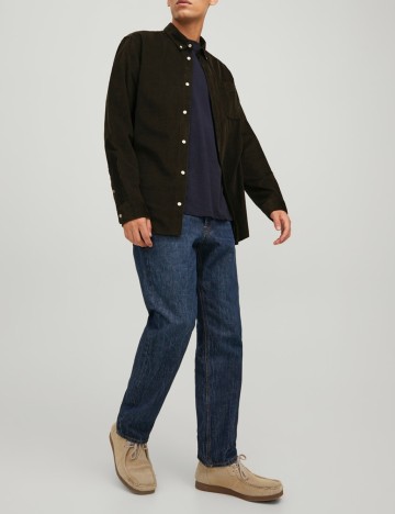 Camasa Jack&Jones, verde inchis, S