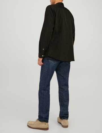 Camasa Jack&Jones, verde inchis, S