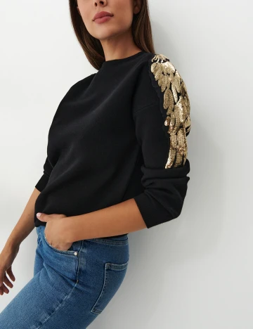 Bluza Mohito, negru, XXS