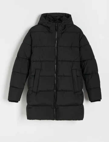Geaca Reserved, negru, M Negru