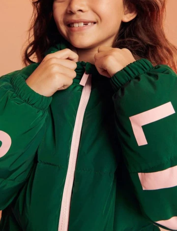 Geaca Reserved, verde, 11 ANI