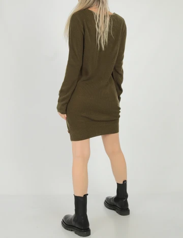 Rochie scurta SHEIN, verde inchis, M Verde