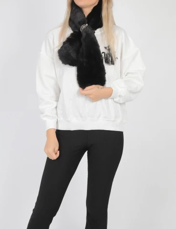 Fular s.Oliver, negru, ONE SIZE