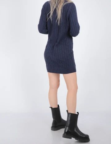 Rochie scurta SHEIN, bleumarin, L